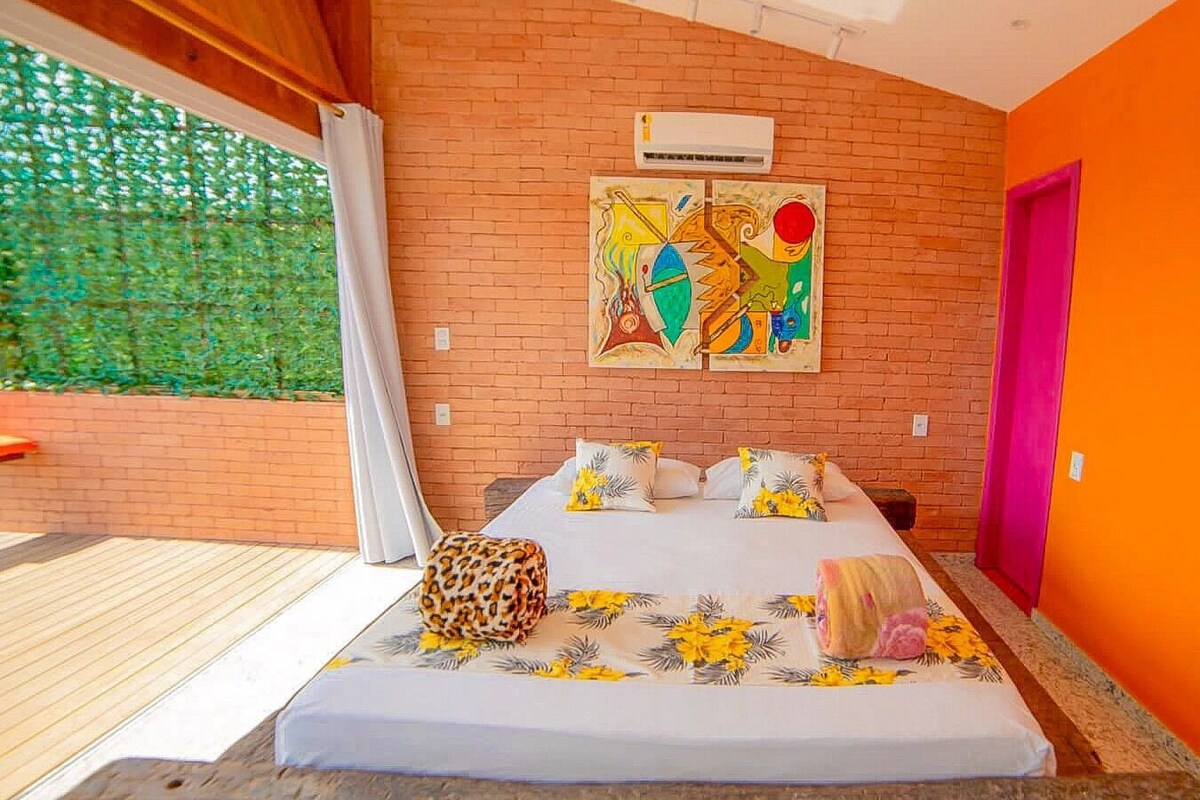 Bungalow superior, vista al jardín | Wifi gratis 