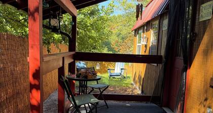 Delightful cozy cabin in the mountains, within a 20 minute drive to Asheville.