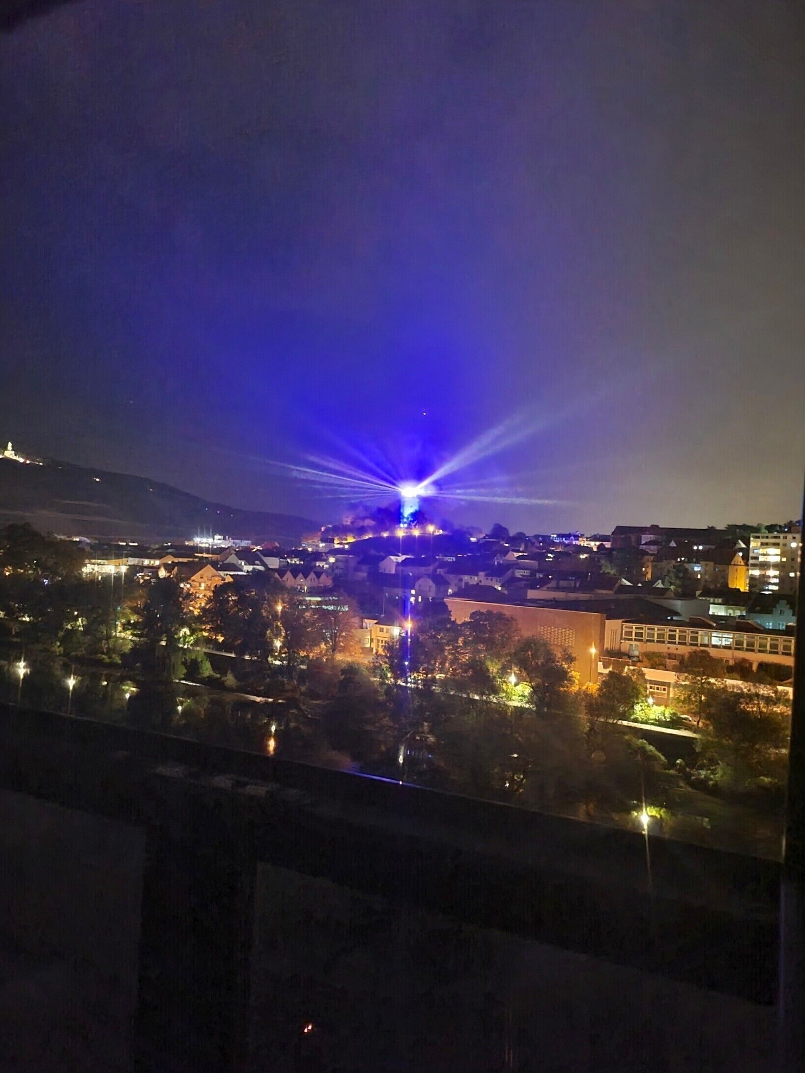 Blick von der Unterkunft