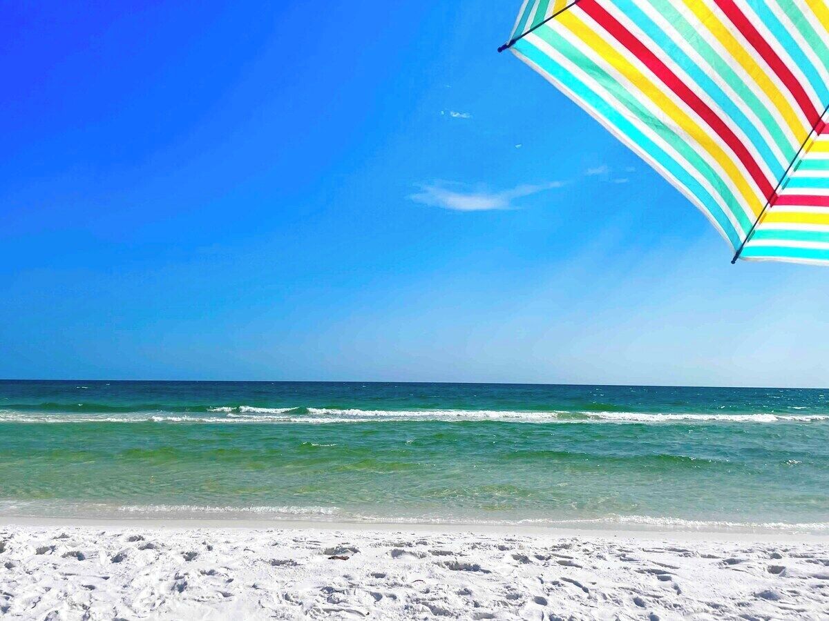 Vlak bij het strand