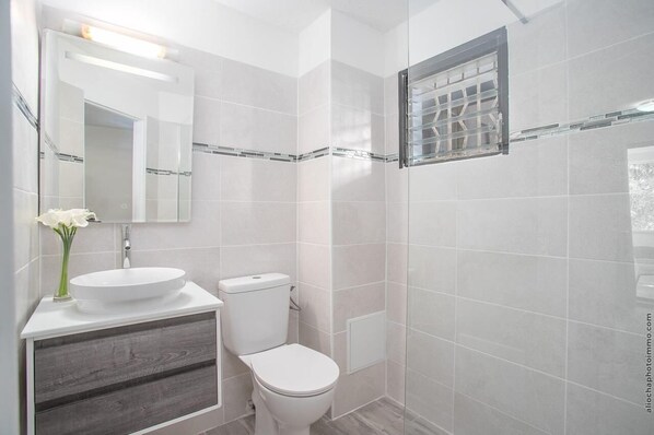Shower, hair dryer, towels, toilet paper - The Jewel of Terreville. T1. 5 minutes from the beaches. (Schœlcher)