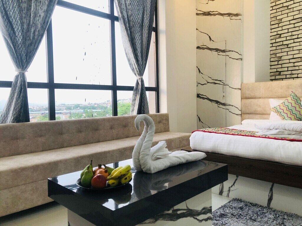 Deluxe kamer, balkon, uitzicht op bergen | Gratis wifi