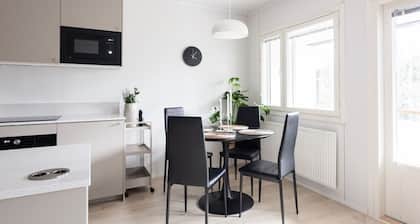 Large renovated townhouse with sauna and patio