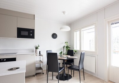 Large renovated townhouse with sauna and patio