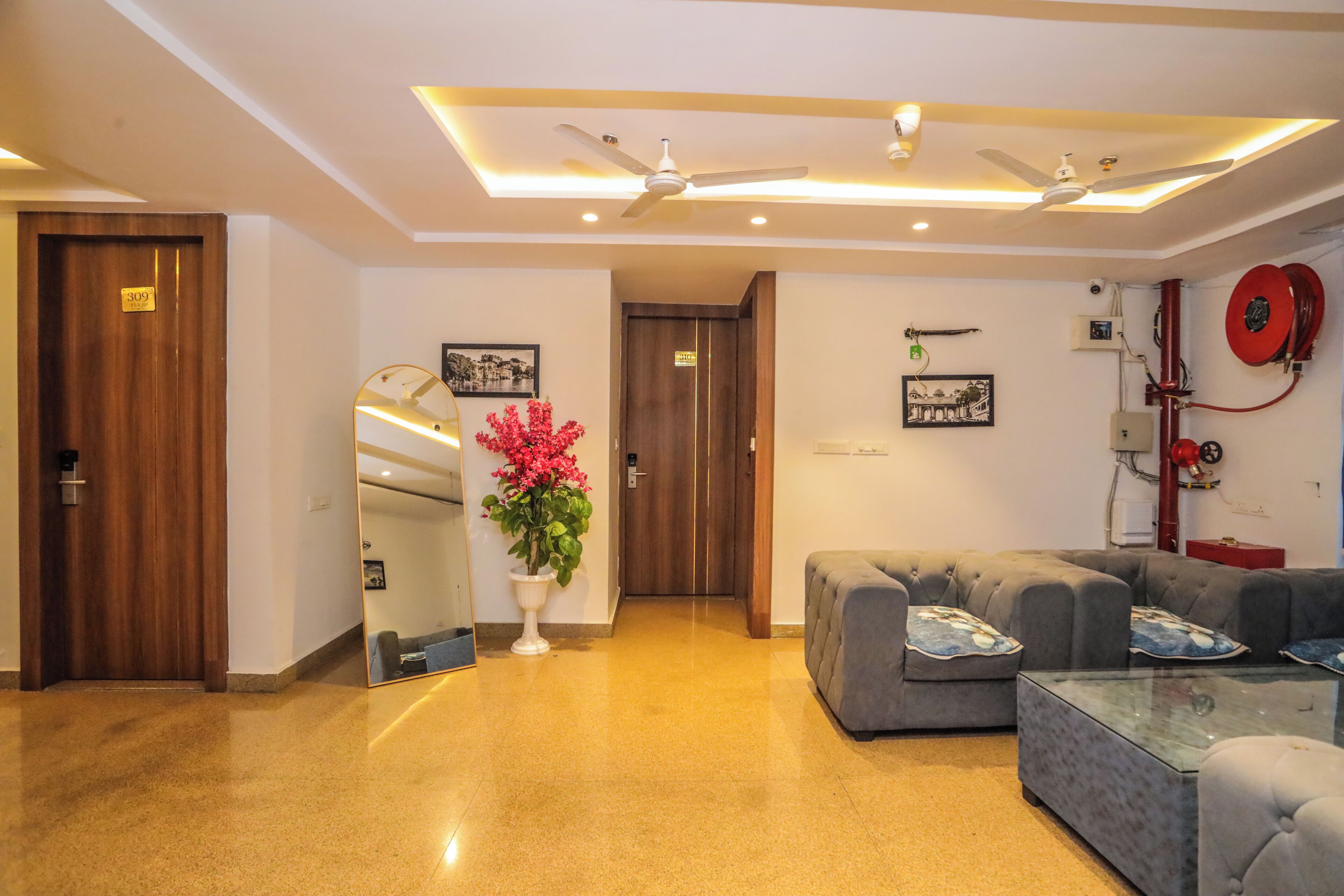 Lobby sitting area
