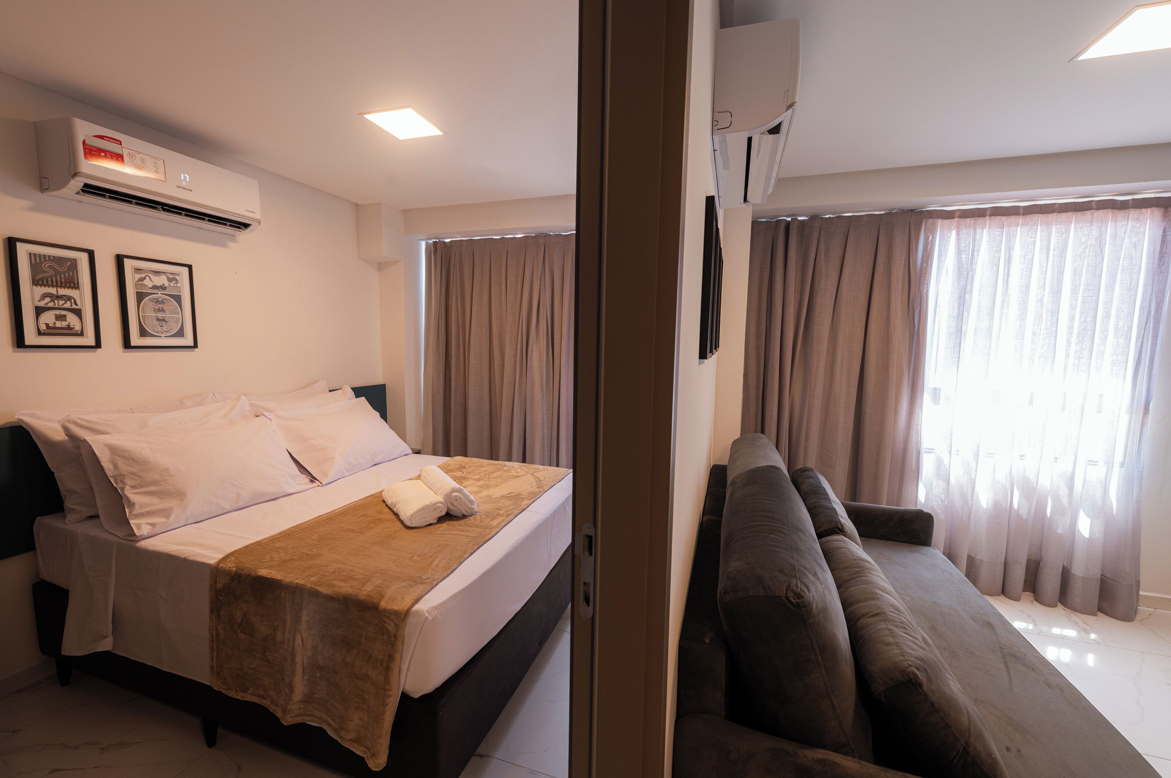Apartment, 1 Double Bed with Sofa bed | WiFi (free), bed sheets