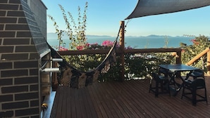 Outdoor dining - Pousada Mirante do Sol  (Governador Celso Ramos)