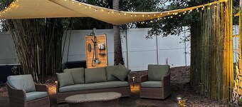 Cozy 2-bedroom house located in The Woods RV park. Clothing optional resort.