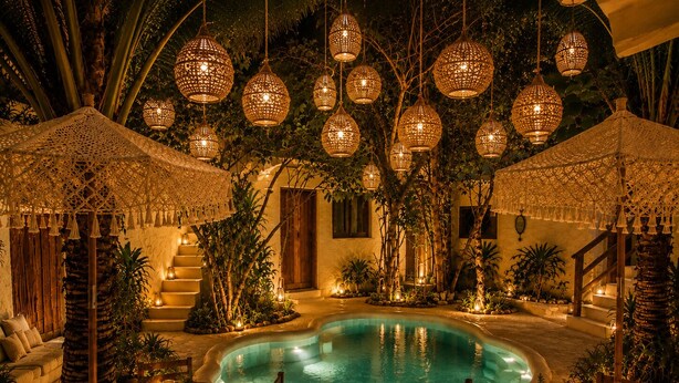 Outdoor pool - Hotel Holbox Centro (Holbox)