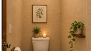 Hair dryer, towels, soap, shampoo - Hotel Holbox Centro (Holbox)