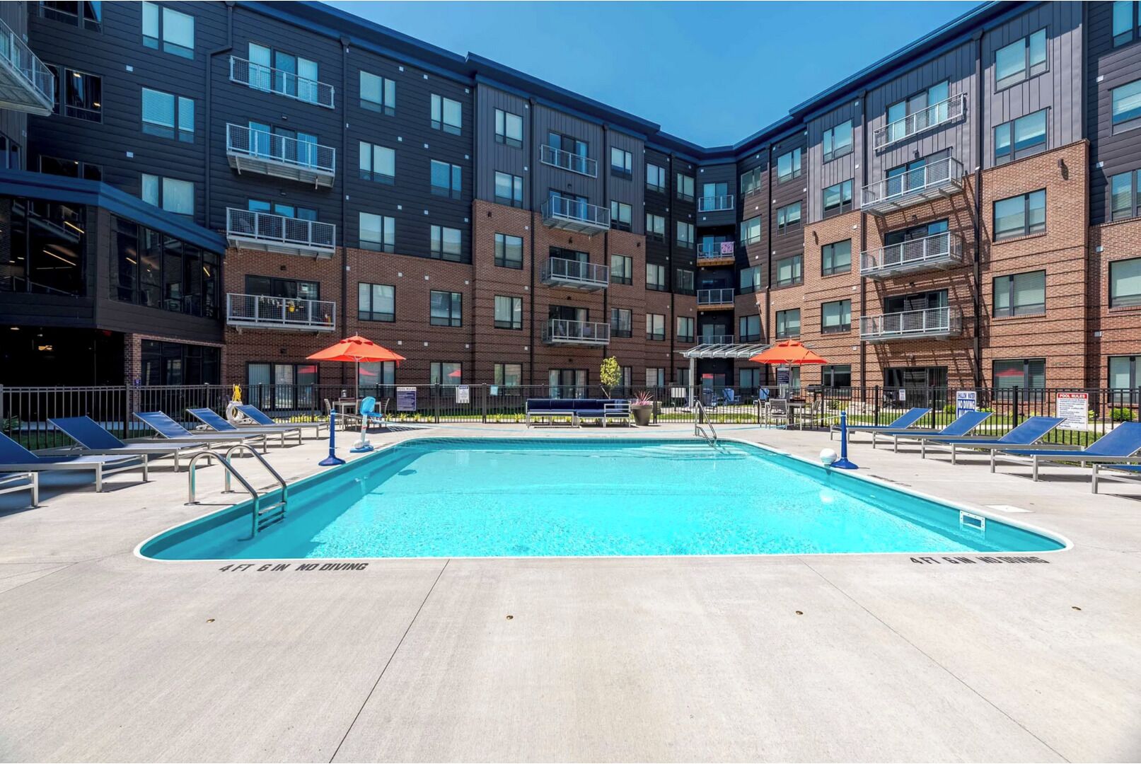 Seasonal outdoor pool