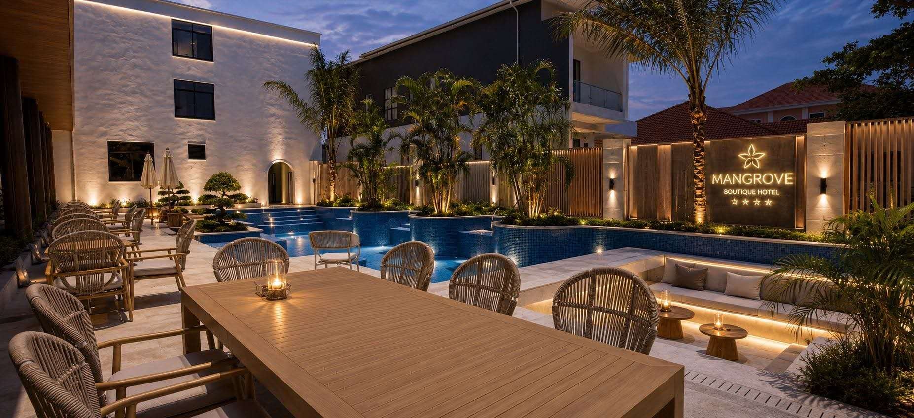 Hồ bơi ngoài trời