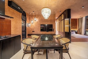 Dining - Serene 1BR Stay in Ungasan - Perfect for Couples! (South Kuta)