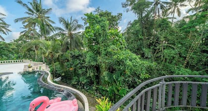 Serene Room in Mesari Hotel Ubud w Rice Field View