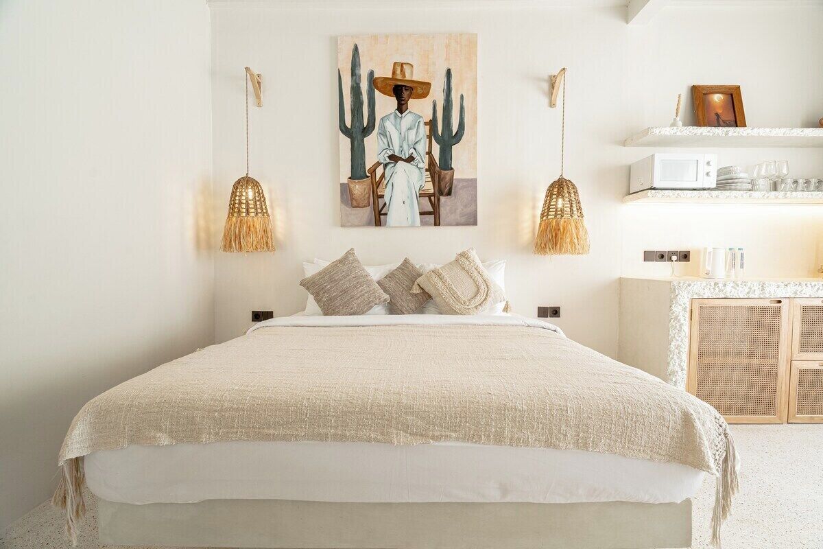 1 habitación, tabla de planchar con plancha y wifi 