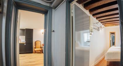 Fully equipped new 2BR 2BA one BR/BA individual entrance in Central Paris