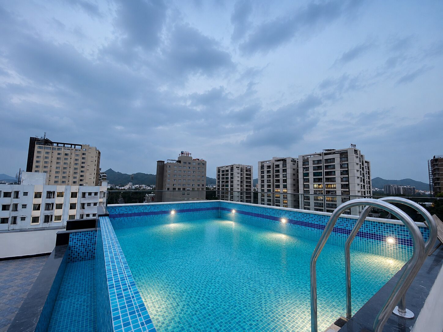 Rooftop pool