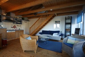 Living area - Holiday apartment with 1 bedroom (Fehmarn)