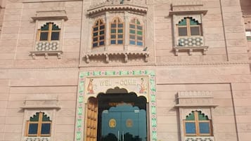 Façade de l’hébergement