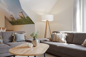 Living area - Holiday apartment with 1 bedroom (Fehmarn)