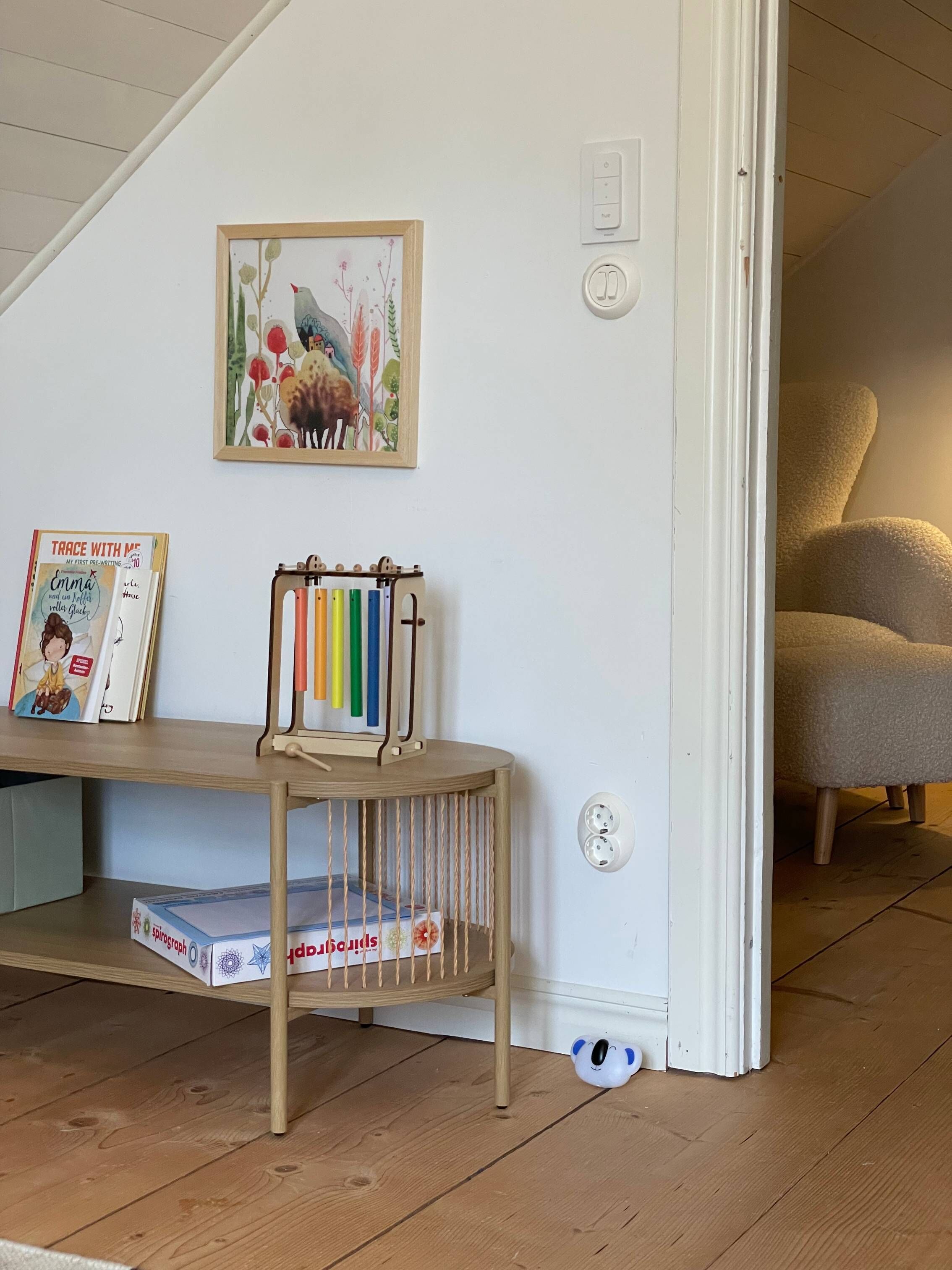 Liebevoll eingerichteter Innenbereich im Little Owl House