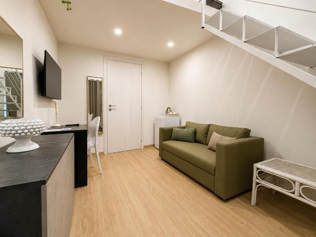 Deluxe Double Room, Sea View | Living area