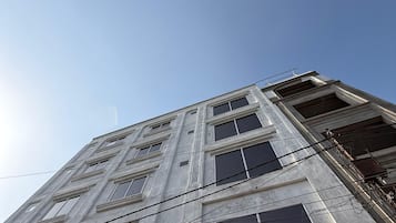 Voorkant van accommodatie