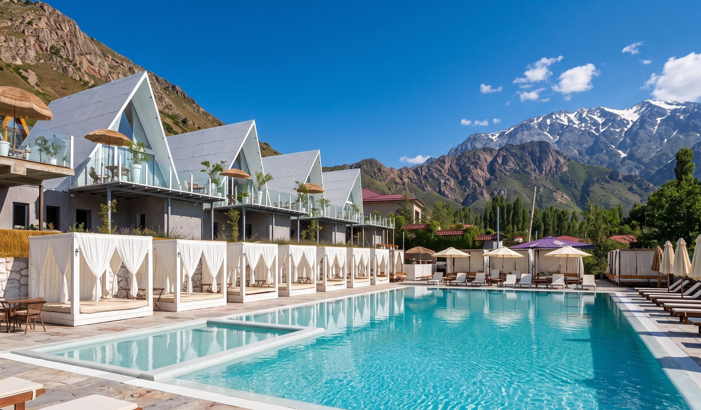 Seasonal outdoor pool