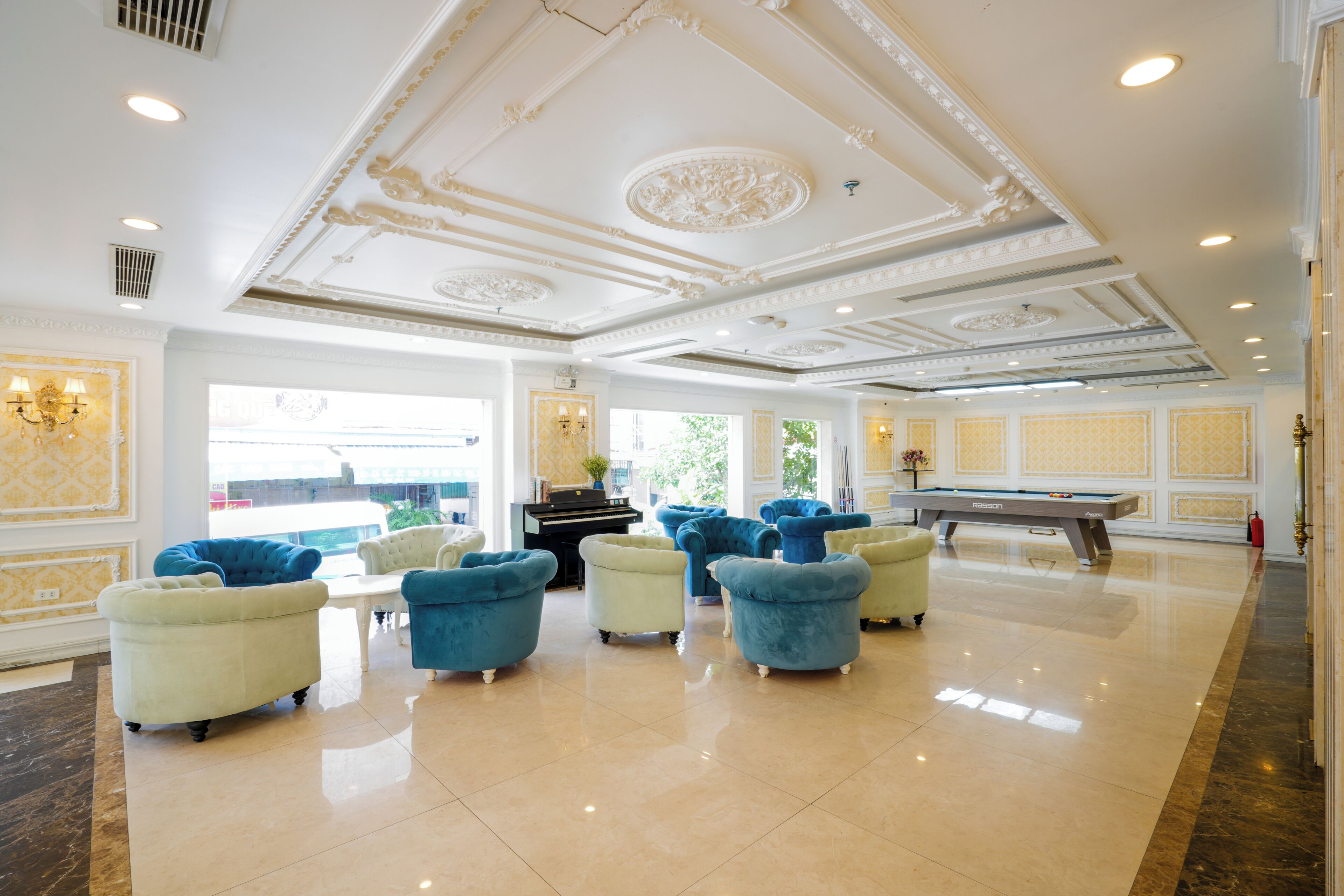 Lobby sitting area
