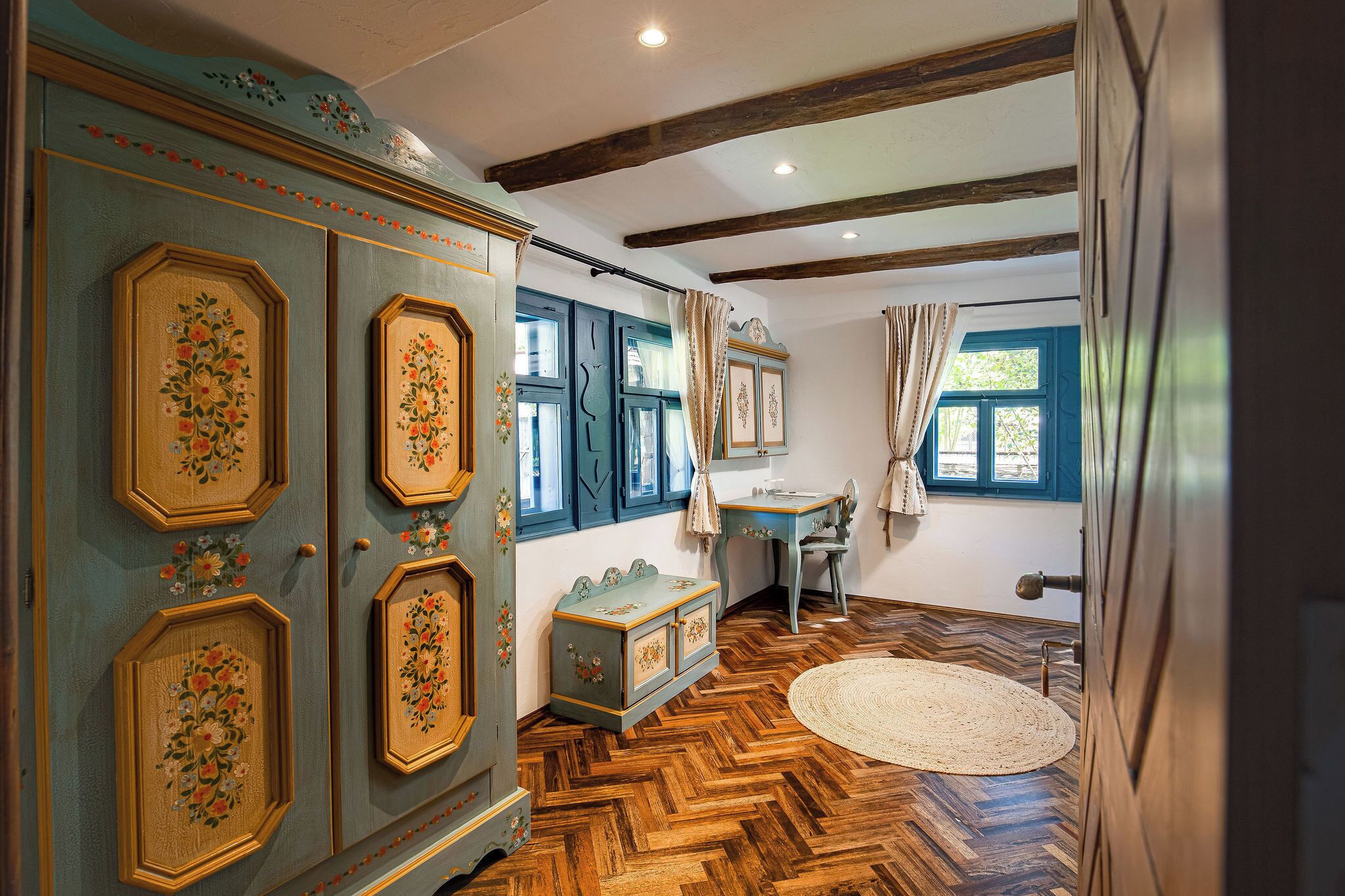 Chambre Double, vue jardin | Coffres-forts dans les chambres, bureau, rideaux occultants