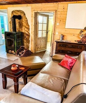 Smart TV, fireplace - LIETHE 13 - Holiday home on the Painters' Way (Gohrisch OT Kleinhennersdorf)