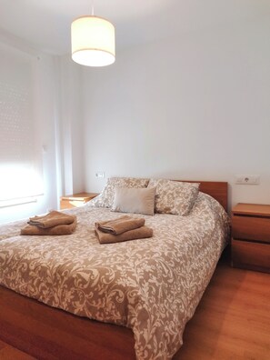 Desk, iron/ironing board, travel cot, free WiFi