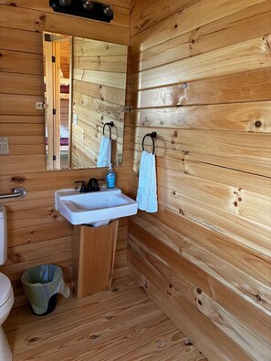 Bathroom - Lakehouse Resort Cana ADA Rancher 4 near Rend Lake (Benton)