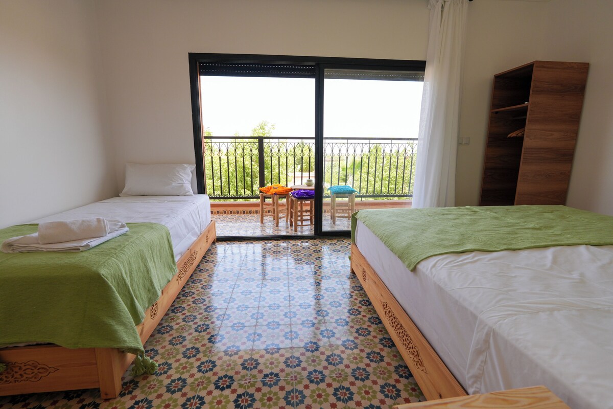 Triple Room, Balcony, Pool View