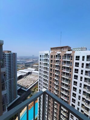 アパートメント ク イーンベッド 1 台 バルコニー シービュー | 部屋からの景観