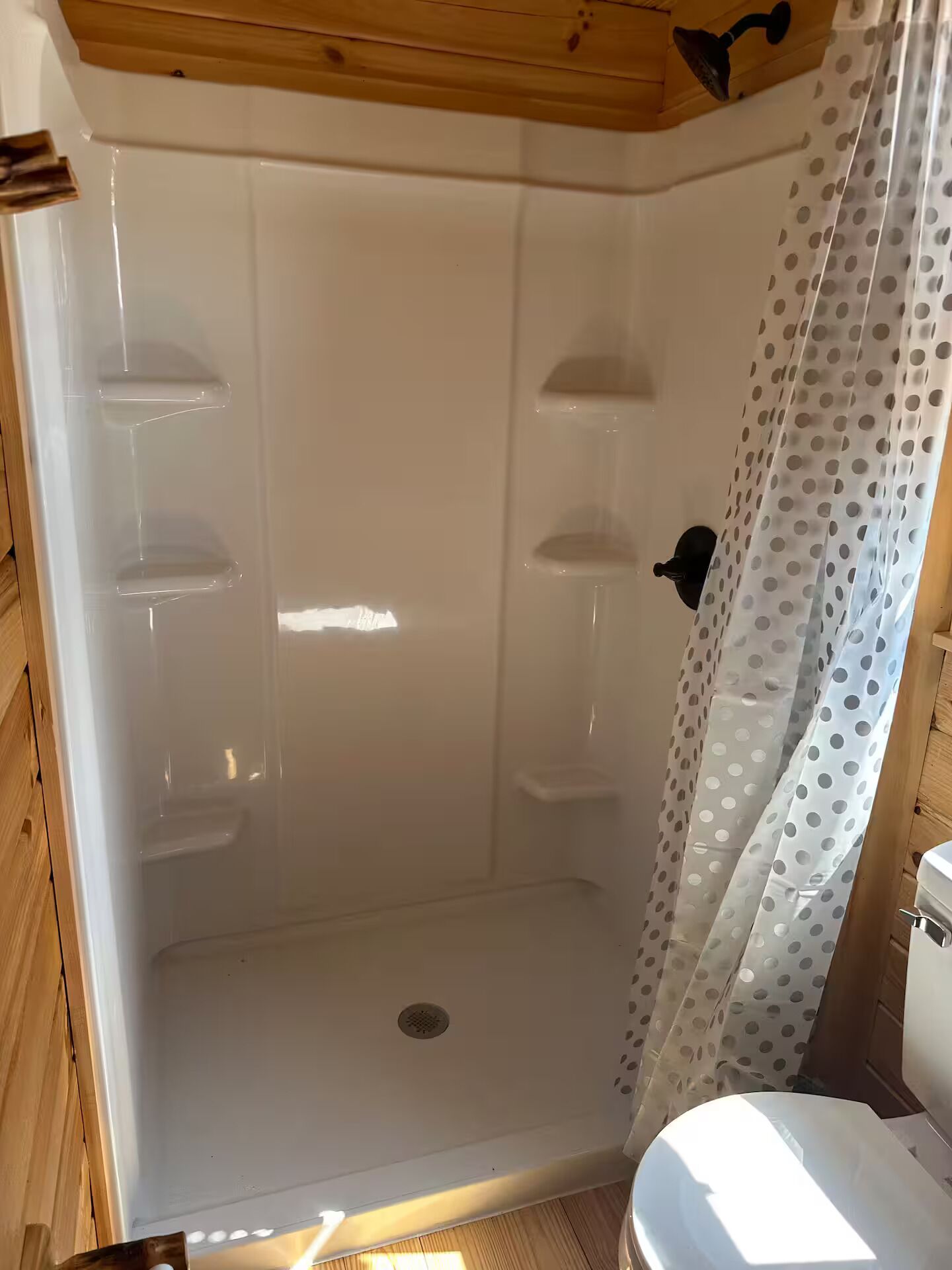 Shower, hair dryer