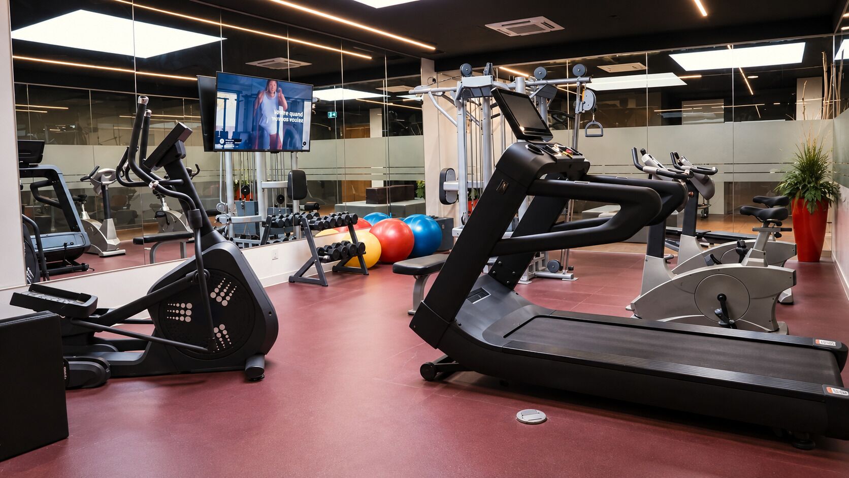 Fitnessbereich