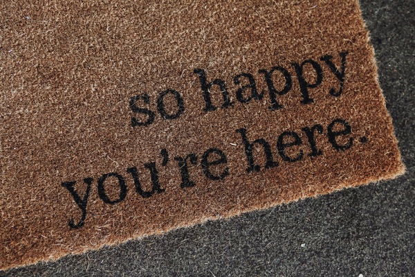 A warm welcome to our home