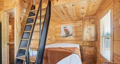 Cozy tiny cabin in Carolina Foothills nestled between Historic Landrum and Tryon