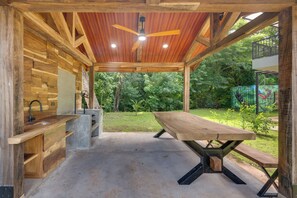 Outdoor dining - 5 Mi to Beach: Updated Playa Avellanas Gem (Playa Avellanas)