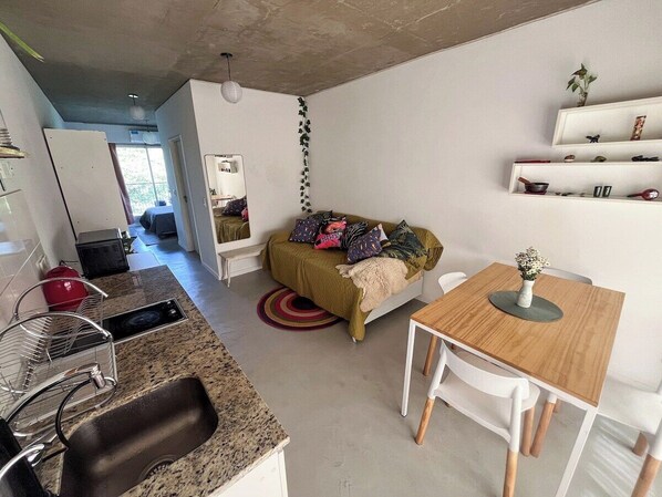 Living area - Modern Apartment with Top Amenities in BA (Buenos Aires)