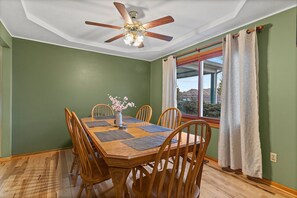 Unclassified image, 4 of 57, button - Roadmap Lodging: Garden Escape, 3BR Furnished Monthly, Pet OK (Columbus)