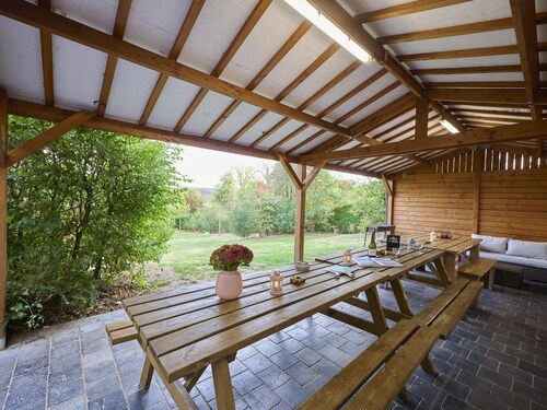 Relaxing between the forest and Durbuy