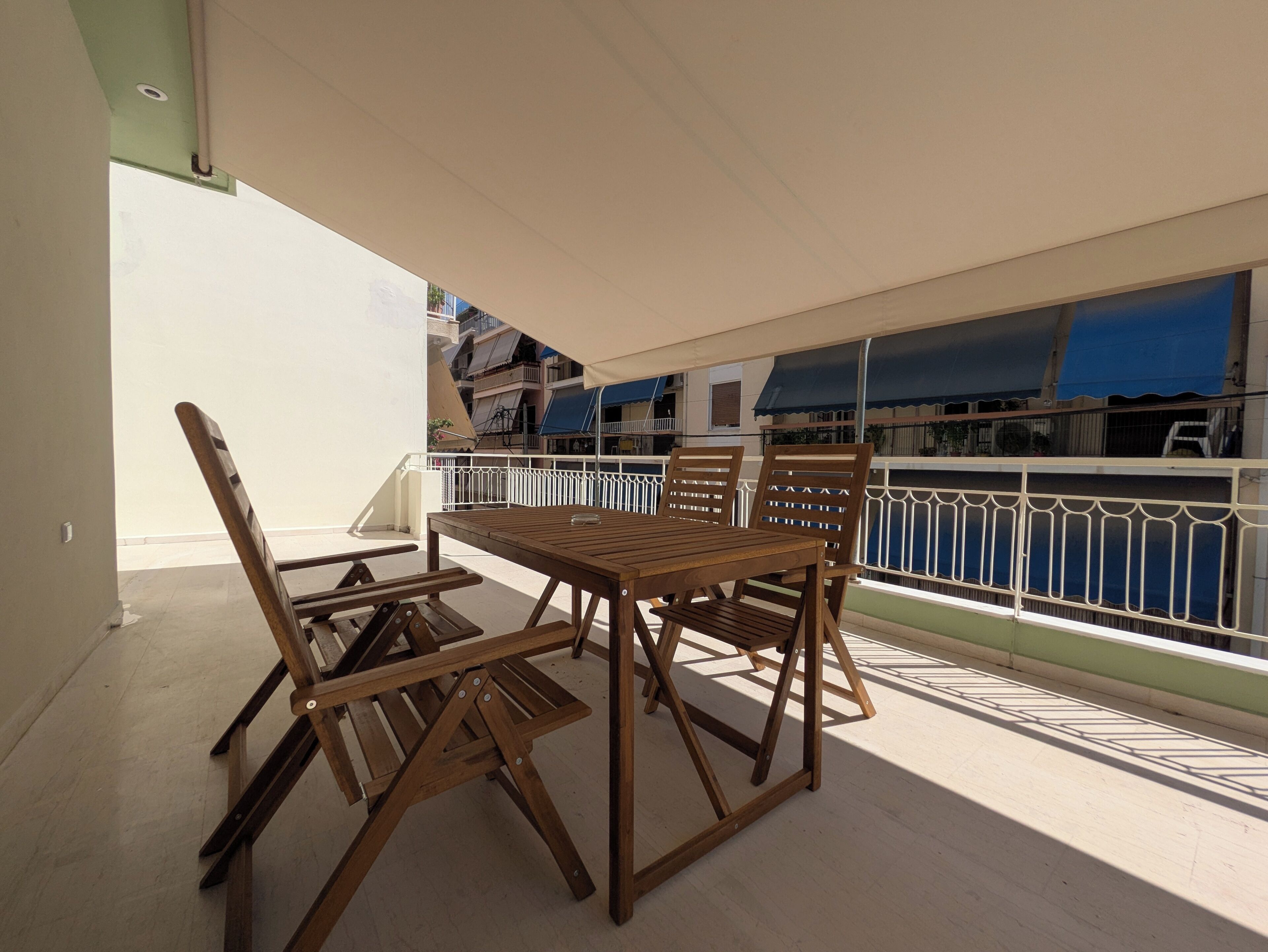 Family Apartment, Balcony, City View | Outdoor dining