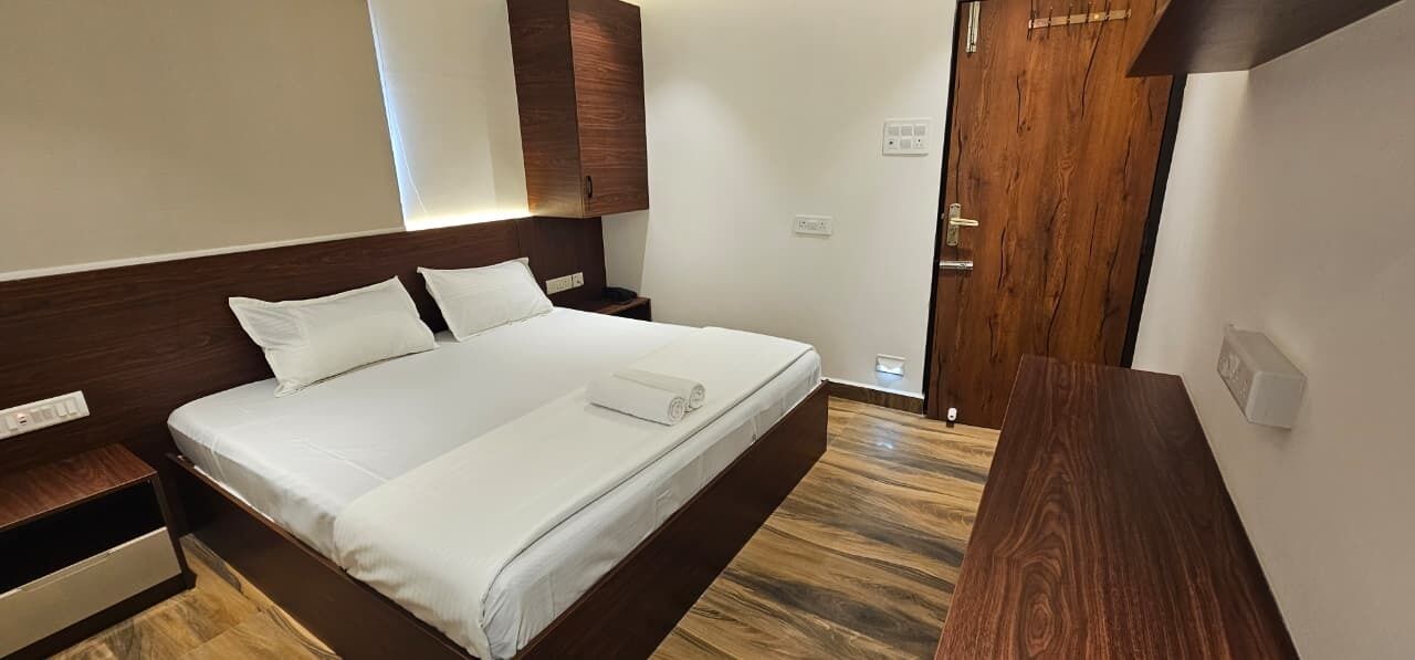 Suite estudio ejecutiva, cocina, vistas a la ciudad | Baño