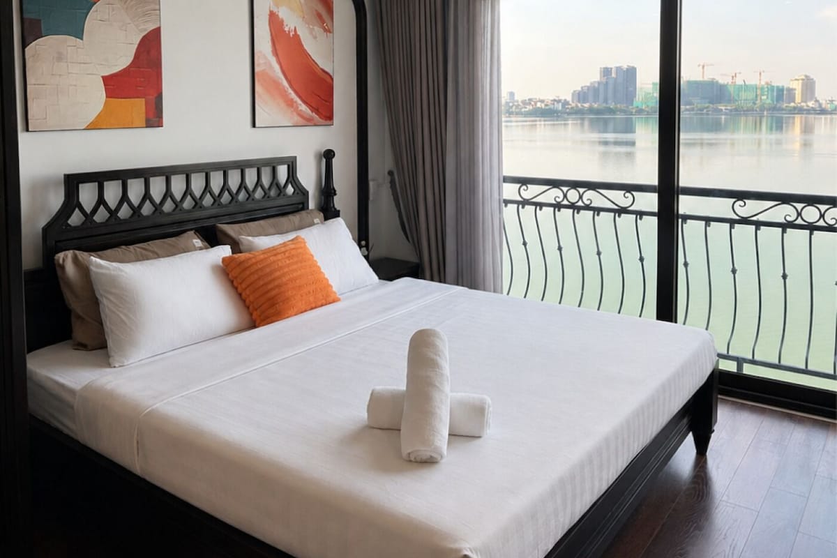 Studio Superior, balkon | Meja kerja, ruang kerja ramah laptop, dan Wi-Fi gratis