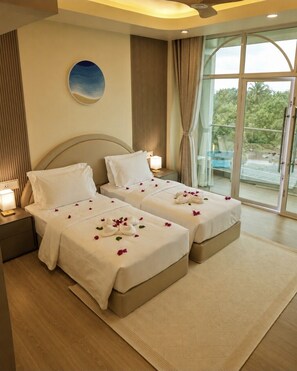 In-room safe, desk, laptop workspace, iron/ironing board (on request) - Waterside Maldives  (Dhidhdhoo)