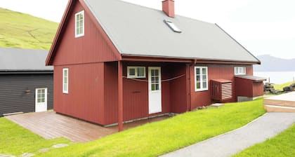 Summerhouse in Gjogv At the Edge of the Faroes