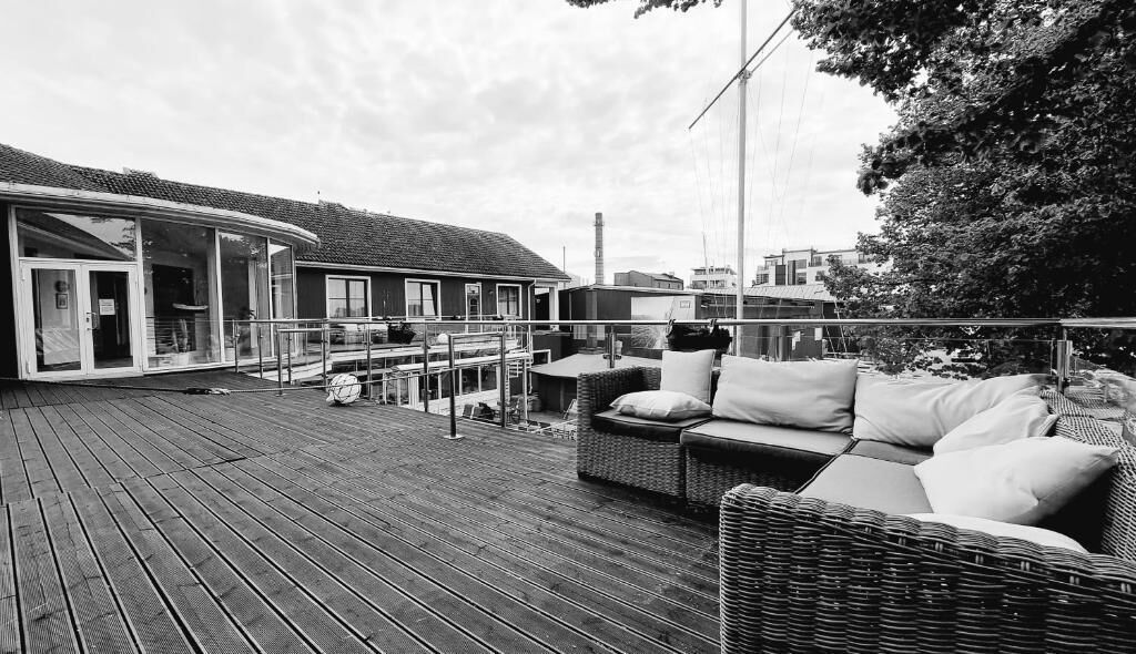 Classic-Zweibettzimmer, Hafenblick | Terrasse/Patio