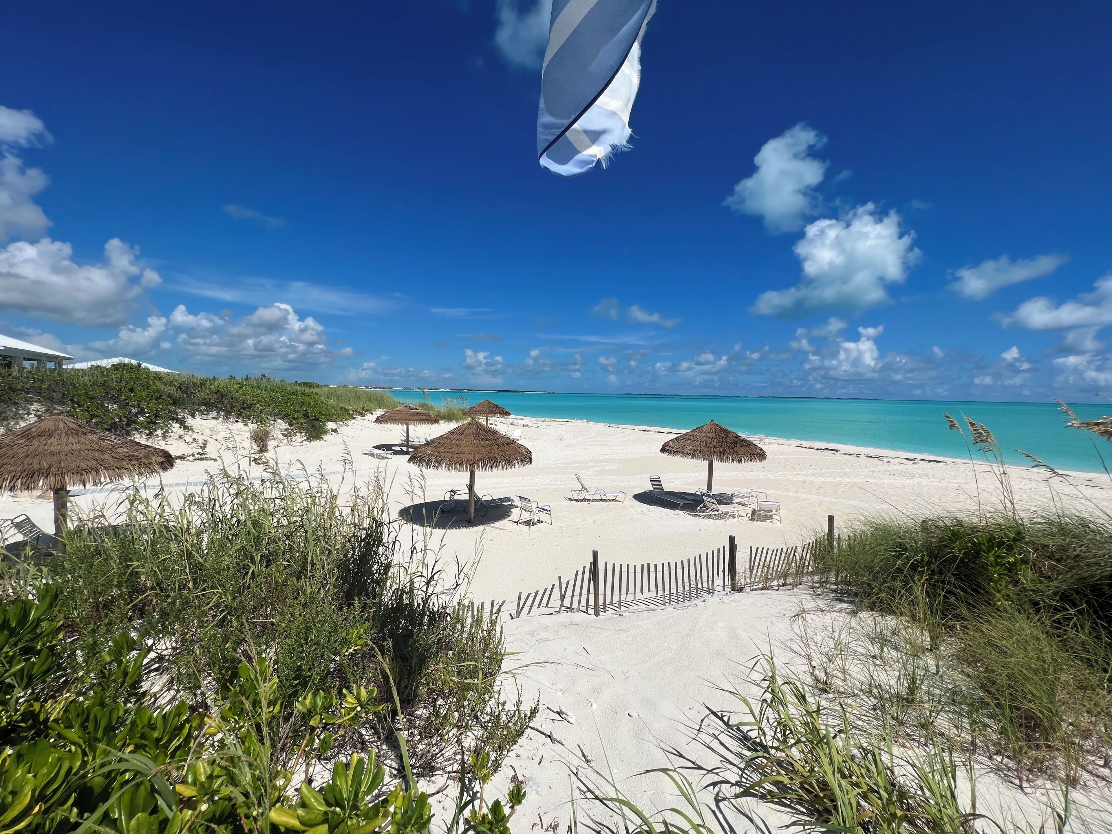 Sun loungers, beach towels